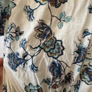 Max Studio Cream Floral Dress